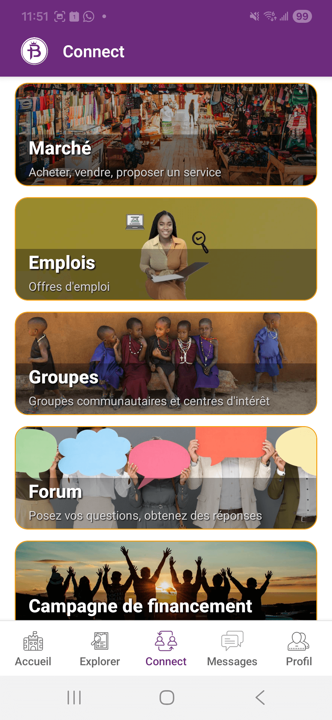 Espace Connect & services